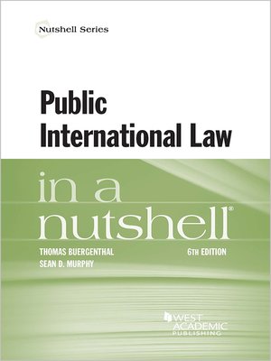 cover image of Public International Law in a Nutshell